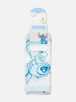 7-Pack Disney’s Stitch And Angel Sneaker Socks