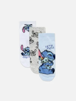 3-Pack Disney’s Stitch Sneaker Socks