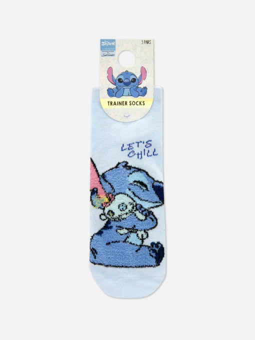 3-Pack Disney’s Stitch Sneaker Socks