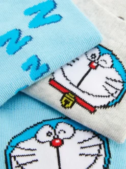 3-Pack Doraemon Sneaker Socks