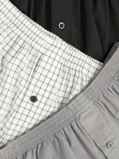 3-Pack Essential Checked Boxers