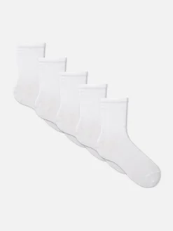 5-Pack Essential Crew Socks