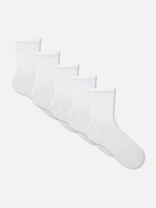 5-Pack Essential Crew Socks