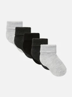 5-Pack Essential Ribbed Socks