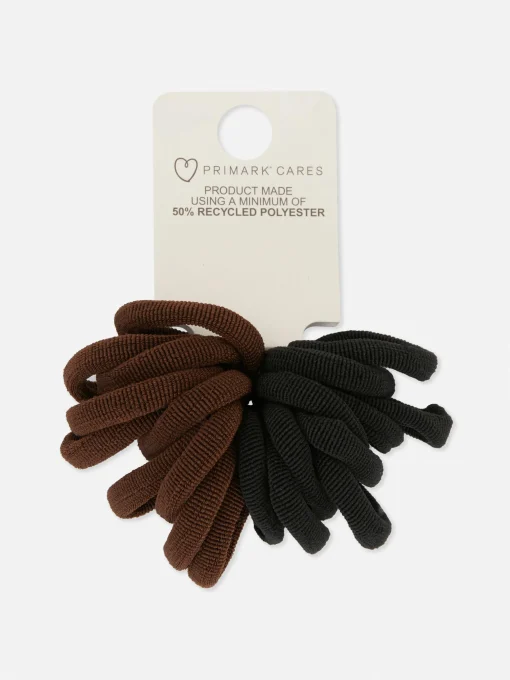 20-Pack Fabric Hair Ties