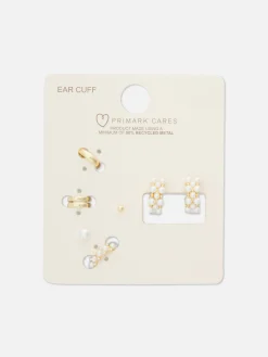 6-Pack Faux Pearl Earrings