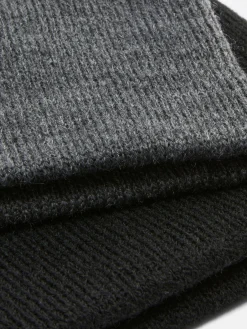2-Pack Fine Knit Beanie Hats