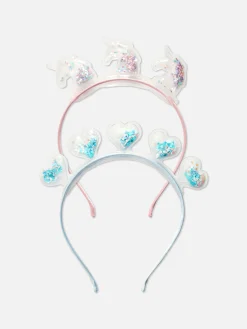 2-Pack Floating Glitter Headbands