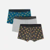 3-Pack Food Print Boxer Briefs