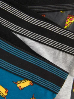 3-Pack Food Print Boxer Briefs