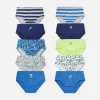 10-Pack Football Graphic Briefs
