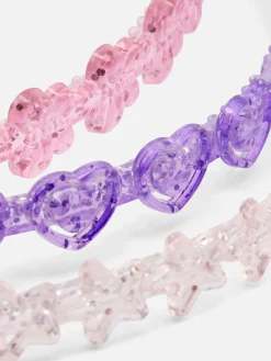 3-Pack Glitter Headbands