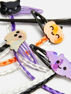 4-Pack Halloween Hair Braid Clips