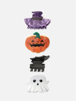 4-Pack Halloween Hair Clips