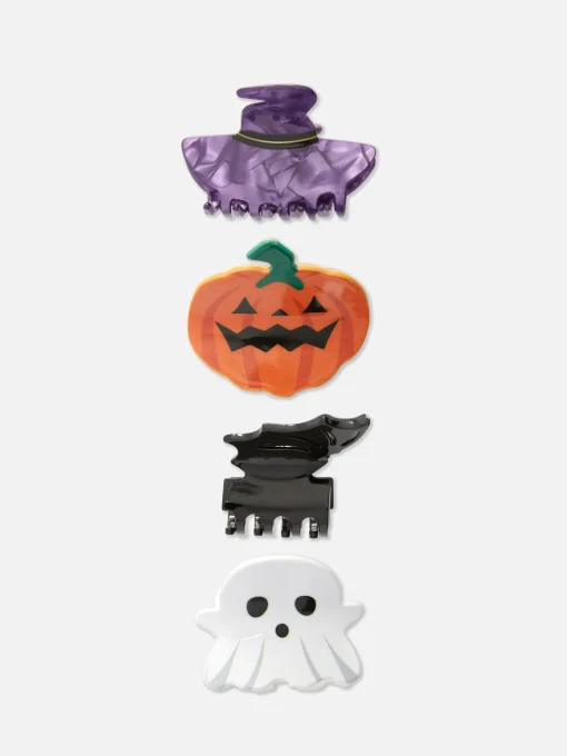 4-Pack Halloween Hair Clips