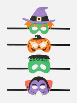 4-Pack Halloween Mask Set