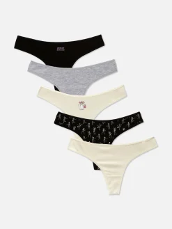 5-Pack Halloween Thongs