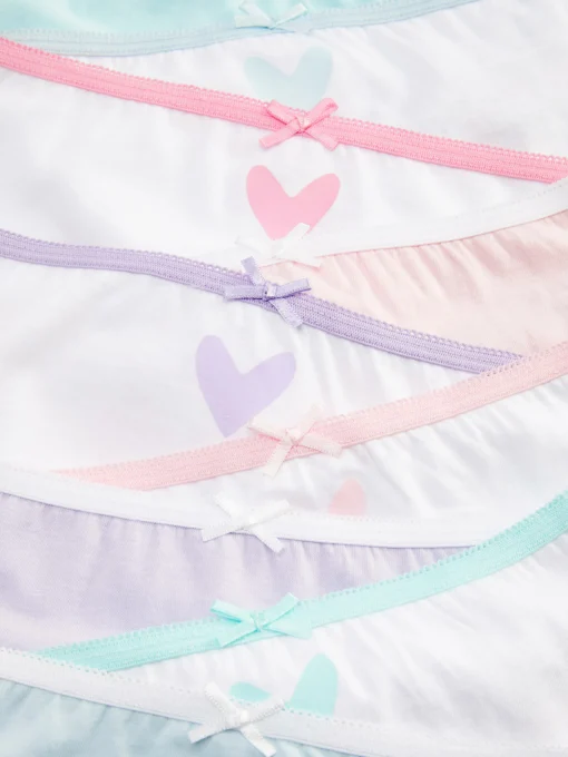 10-Pack Heart Graphic Briefs