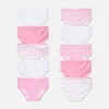 10-Pack Hearts And Stars Briefs
