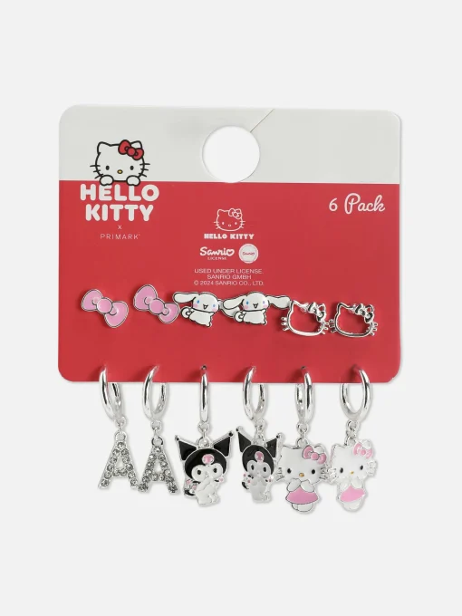 6-Pack Hello Kitty Earrings