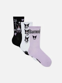 2-Pack Hello Kitty Kuromi Crew Socks