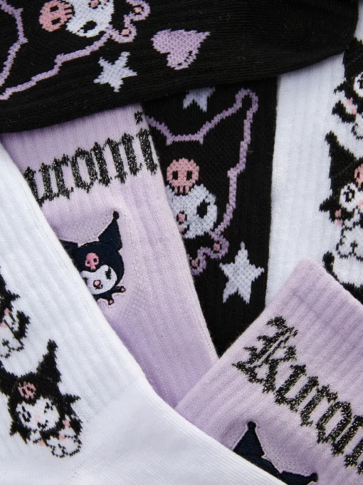 2-Pack Hello Kitty Kuromi Crew Socks