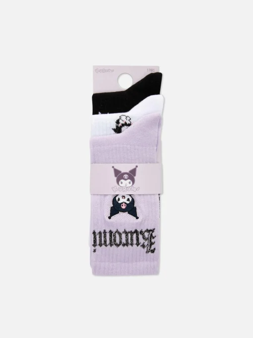 2-Pack Hello Kitty Kuromi Crew Socks