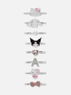 8-Pack Hello Kitty Rings