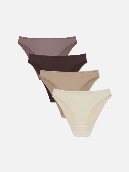 4-Pack High Leg Briefs