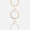 3-Pack Initial Infinity Anklets