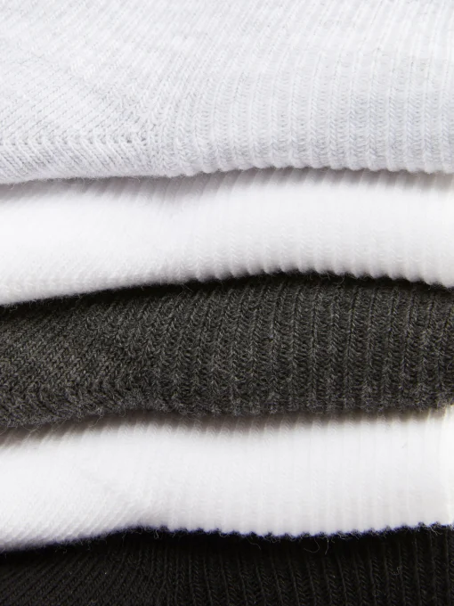 5-Pack Knit Crew Socks