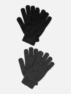 2-Pack Knit Gloves
