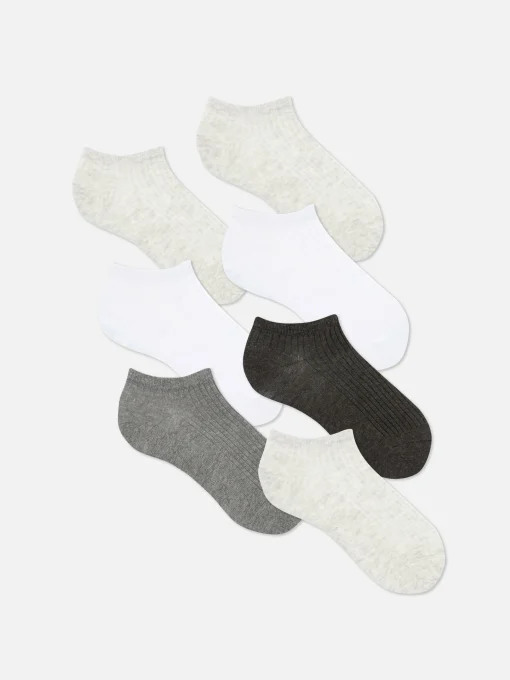 7-Pack Knit Sneaker Socks