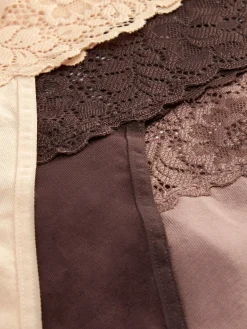 3-Pack Lace Bandeau Thongs