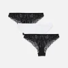 3-Pack Lace Brazilian Briefs