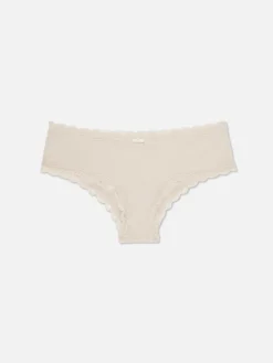 3-Pack Lace Trim Hipster Briefs