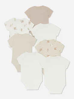 7-Pack Lamb Short Sleeve Bodysuits