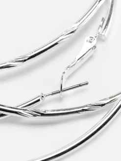 2-Pack Large Hoop Earrings
