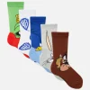 5-Pack Looney Tunes Crew Socks