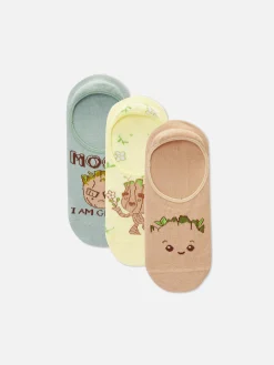 3-Pack Marvel Groot Invisible Socks