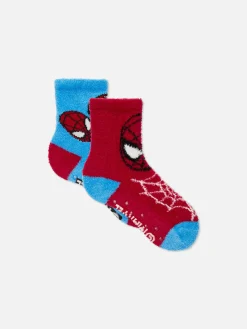 2-Pack Marvel Spider-Man Fluffy Socks