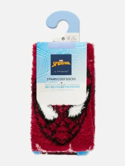 2-Pack Marvel Spider-Man Fluffy Socks