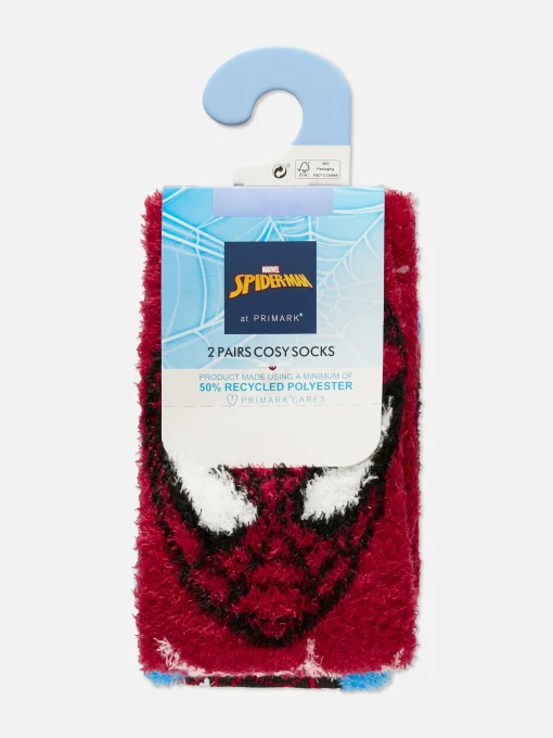2-Pack Marvel Spider-Man Fluffy Socks