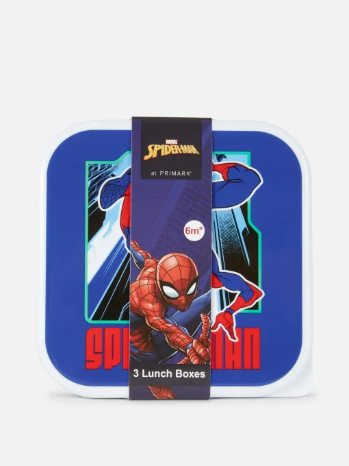 3-Pack MARVEL Spider-Man Lunch Boxes