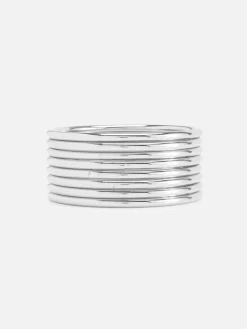 8-Pack Metallic Bangles