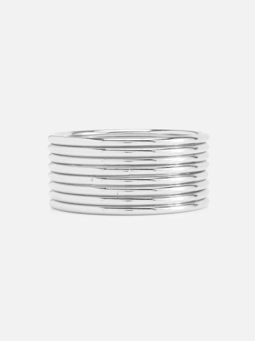 8-Pack Metallic Bangles