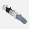 5-Pack Microfiber Sneaker Socks
