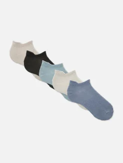 5-Pack Microfiber Sneaker Socks