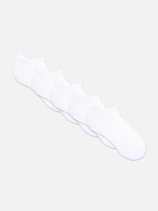 5-Pack Microfiber Sneaker Socks
