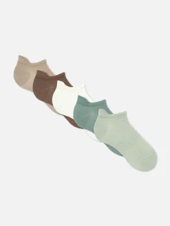 5-Pack Microfiber Sneaker Socks